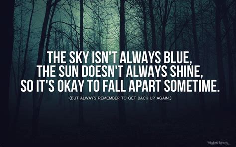 sky wuote|the sky doesn't fall saying.